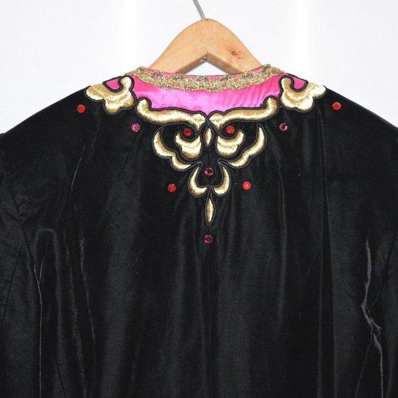 🛍️ $150 Escada Velvet Jacket size M - Picture 7 of 8